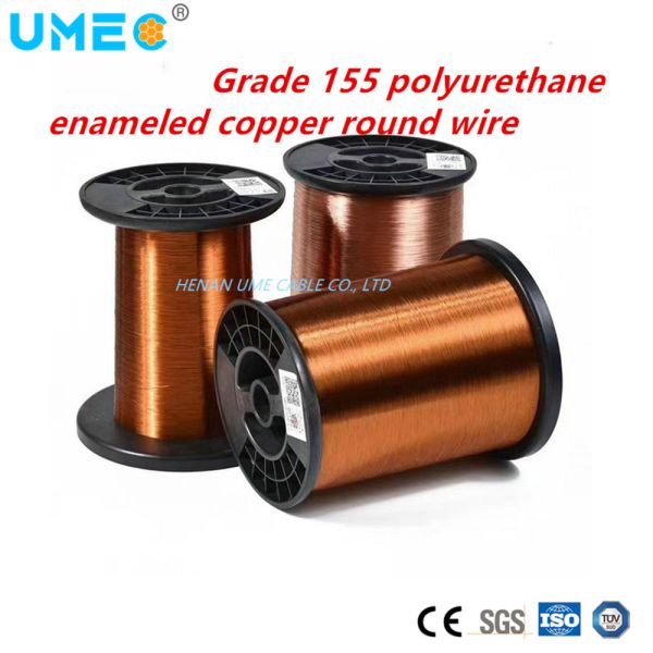180 Grade Round Enameled Copper Winding Wire for Motor Coil Rewinding 24 22 20AWG Electric Metallic Conductor