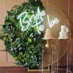 Flexible LED Illuminated Logo Better Together Oh Baby Acrylic Wedding Decoration