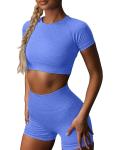 Hot Sale Sports Yoga Clothing Gym Fitness Wear High Waisted Workout Shorts