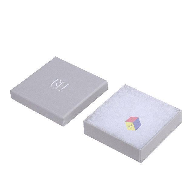 Eco Friendly Custom Logo Cheap 2 Piece Lid And Base Paper Jewelry Boxes Packaging With Sponge