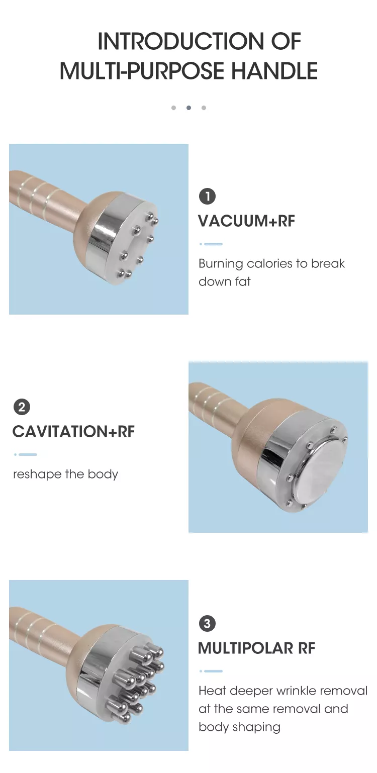 2021 New Arrival 6 In 1 40K Cavitation Vacuum Radio Laser Massager lipo Laser Slimming Machine