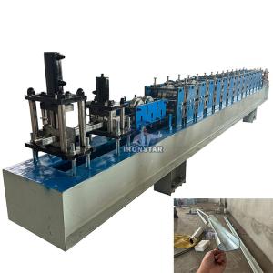 China 2024 Full automaticBest Seller Steel Roller Shuttering Door Guide Rail Roll Forming Machine wholesale