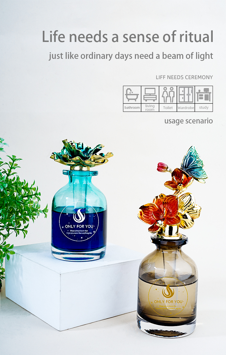 Home Fragrance 100ml Luxury Aromatherapy Reed Diffuser Essential Oil Set