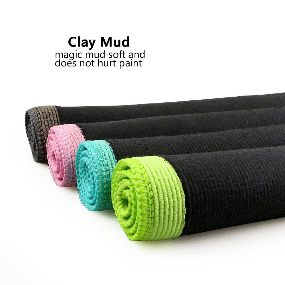 Red Scratch Free Medium Car Clay Towel With Approximately 3mm Thickness