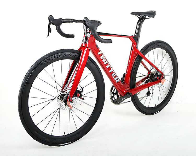 Disc Brake Carbon Fiber Road Bike Sram 22 Speed 52cm Frame RS Hub