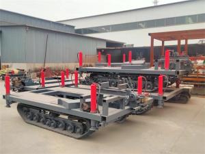 China Eight Wheels Crawler Mounted Track Undercarriage For Borehole Drilling Rigs wholesale