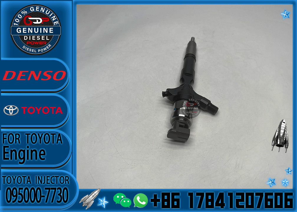 Fast Delivery Common Rail Fuel Injector 095000-7730 Diesel Fuel Injection Nozzle 23670-39295 23670-30320 For Toyota