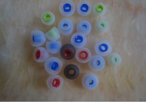 China Single Layer Rubber Silicone Earphone Cover For Mobil Phone / MP3 Earplug wholesale