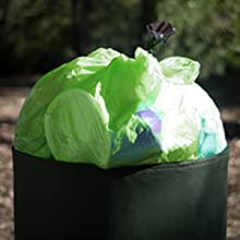Bio degradable compostable food grade cornstarch carton liners, cornstarch biodegradable Wastebasket Bags