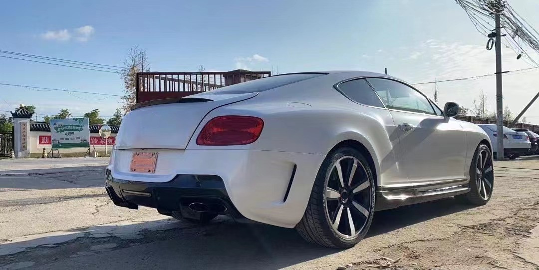 For Bentley Continental GT Carbon Fiber Body Kit Continental GT Upgrades VORS Style Front and Rear Bumper Spoilers