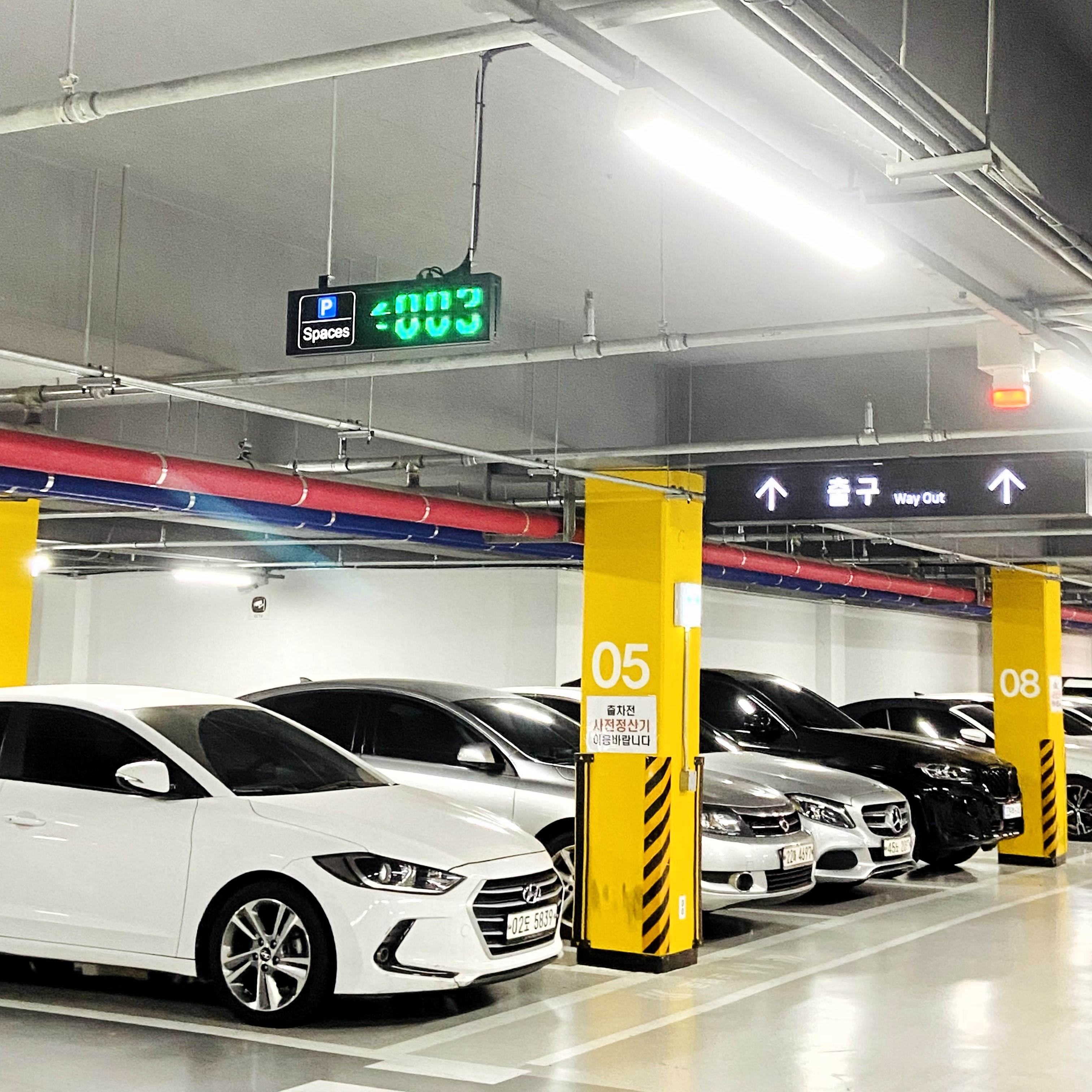 Parking Signage IA31 Oneway Indoor Guidance Screen Standard Oneway Display 485 LED PGS