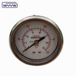 Industrial Oil Pump Axial Pressure Gauge Manometer 60mm Dial Size