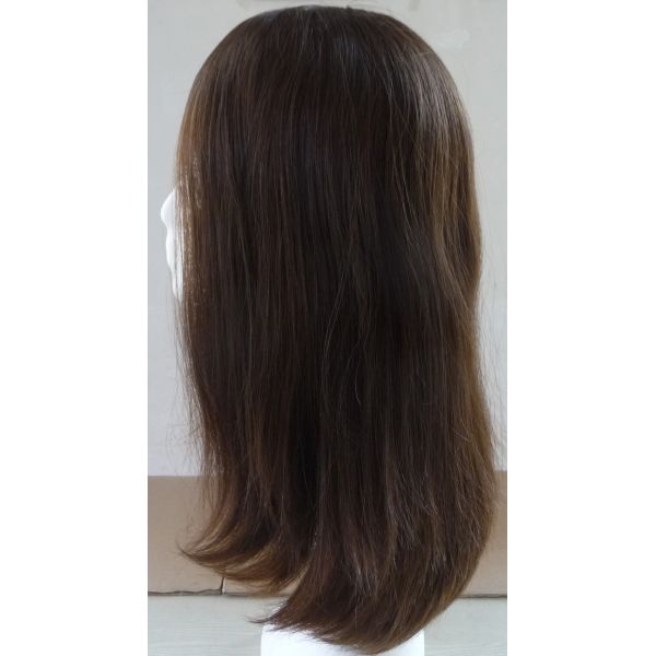 Womens 100 Human Hair Wigs Ladies Wigs Bleached Knots Full Lace Cap