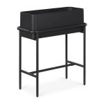 5 Star Hotel Luxury Outdoor Black Metal Flowerpot