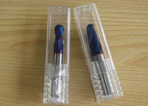 China Solid Carbide NaCo Coating 40mm Ball Nose Milling Cutter wholesale
