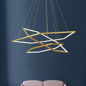 China Nordic Living room Bedroom Gold Circle Vesanto Chandelier(WH-MI-179） wholesale
