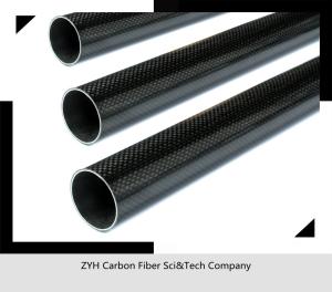 China High Strength 3K Glossy/Matte Carbon Fiber Pipe Tube on sale
