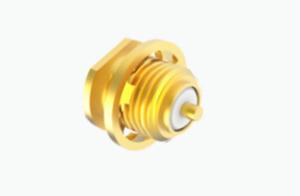 China Gold Plated MCX Female Bulkhead RF Connector With Microstrip wholesale