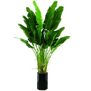 China Anti - Fading Plastic Artificial Landscape Trees Potted Bird Of Paradise wholesale