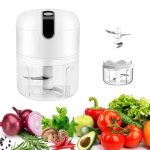 China 250ml Capacity White Exterior Food Processor With Food Grade Plastic Bowl wholesale