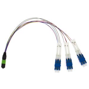 China High Density Fiber Optic CS MPO MTP Breakout Cable Singlemode wholesale