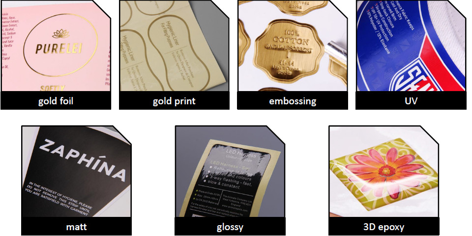 Recycled White Plastic Sticker Labels Labels For Cosmetic Beauty