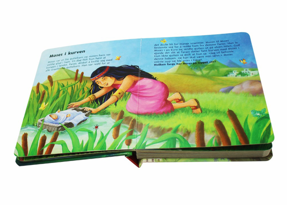 Grayboard Kids Cardboard Books , Educational Hard Board Books With Handle
