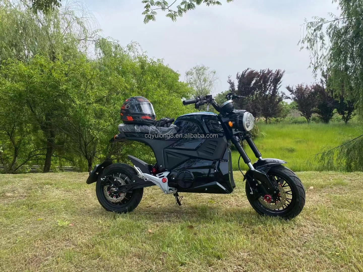72V Electric Adult Fast Electric Motorcycle Motorbike With Disk Brake Electric Scooter