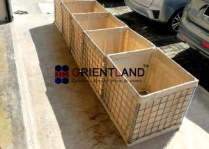 China Uv Resistant Military Barriers Olive Green Foldable Gabions wholesale