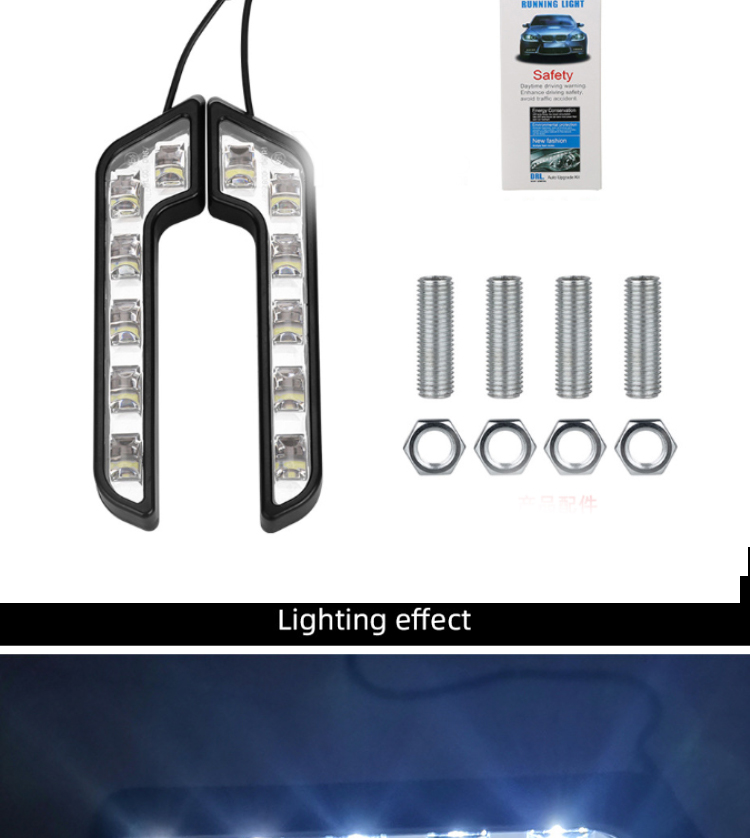 3030 LED Day Time Running Light Emergency Warning Car Drl Lights For BMW