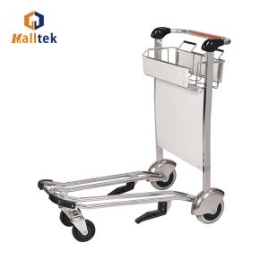 China Stainless Steel Airport Trolley With Four Wheels on sale