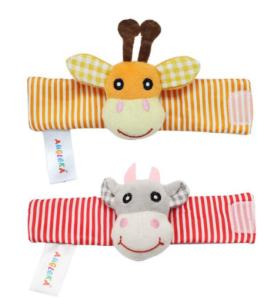 China Baby Watch With Wrist Ring Cartoon Kids Plush Toys 2220550 CE Certification wholesale