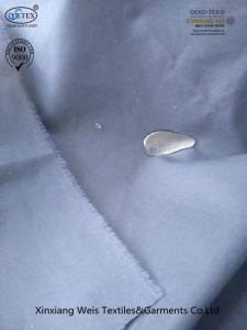 China TC Polyester Cotton Water Oil Repellent Fabric 240gsm Twill For Workwear wholesale