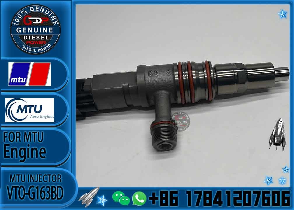 Diesel Fuel Injector VTO-G163BD 23526589 16V4000C11 EX52407500053 For MTU 4000 ENGINE