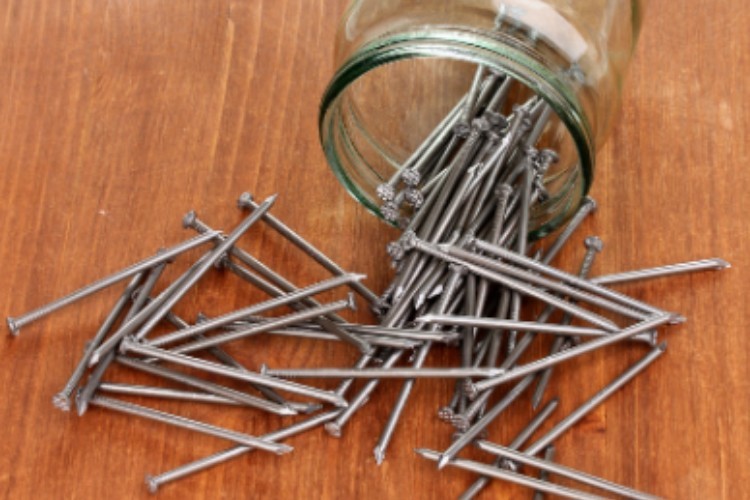 Sharp Galvanised Nails 100mm Concrete Iron Nail For Construction