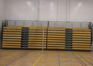 China Athletic Venues Retractable Grandstands , Indoor Retractable Seating System wholesale