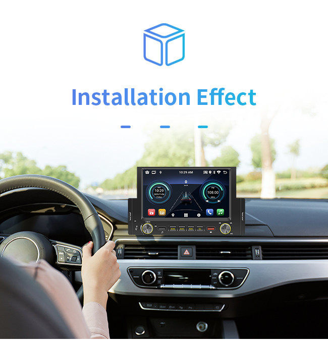 6.2 Inch Car MP5 Music Player Bluetooth Android Car Seat Tablet Mount