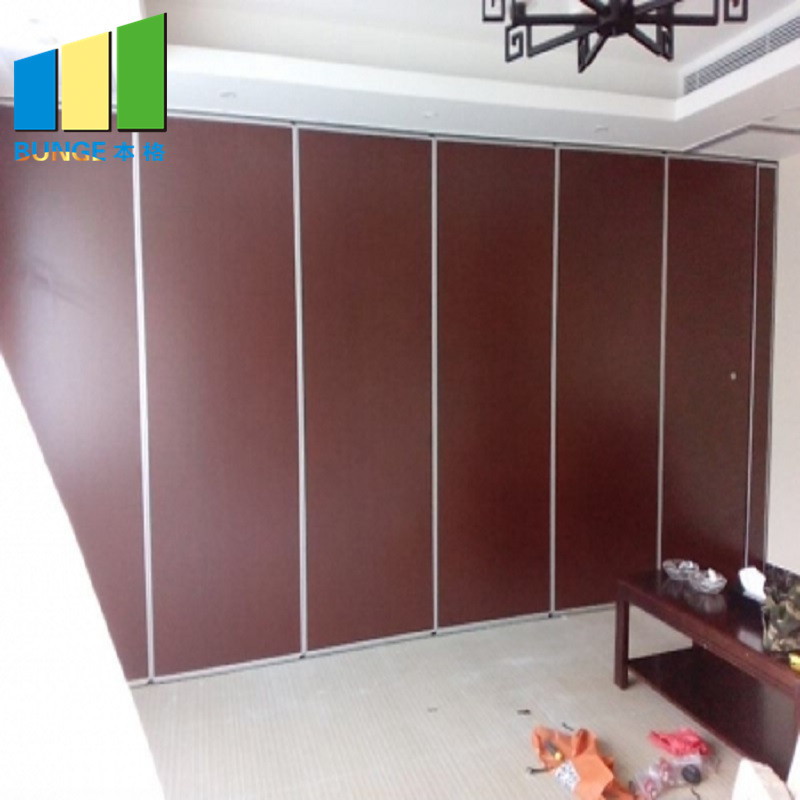 Aluminum Folding Moveable Door Acoustic Partition Walls For Conference Hall