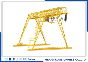 China Mini 500kg Mobile Gantry Crane With Electric Hoist wholesale