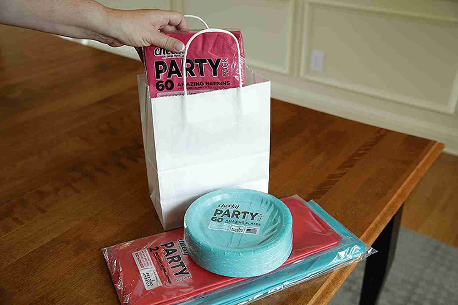 11x5x19 Biodegradable Small Boutique Gift Kraft Paper Shopping Bags Bulk