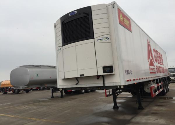 Refrigerated Semi Trailer Truck 40 Feet Container 30 - 60 Tons High Loading