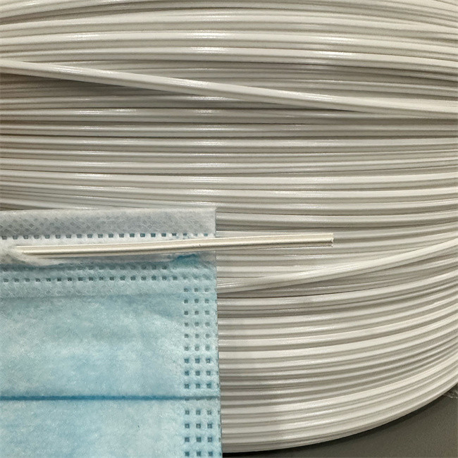 Plastic Single Core Nose Wire For Mask Flat PP Nose Clip 3mm 5mm