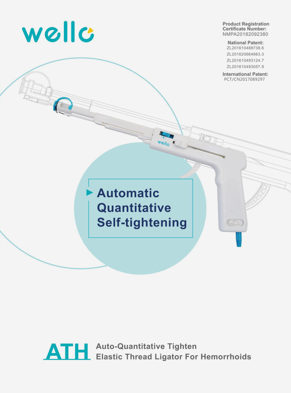 Automatic Hemorrhoid Removal Without Surgery , Internal Piles Treatment Curved Intraluminal Stapler