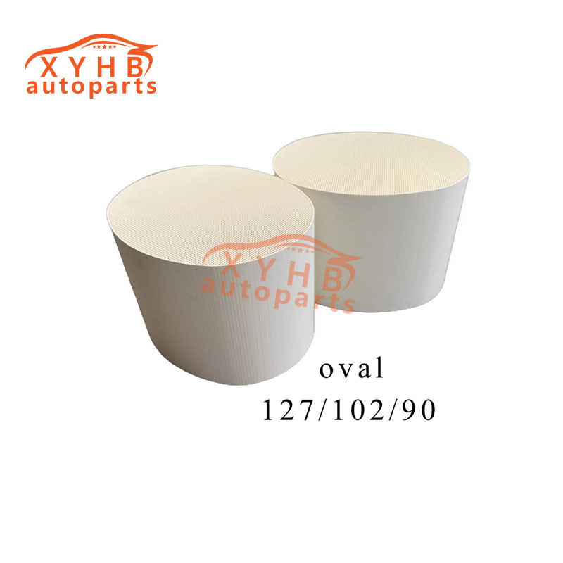 Ceramic Carrier Anisotropic High-Quality Three-Way Catalytic Filter Element Euro 1-5 Model: 127*102*90