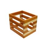 Square shaped wooden bread box / wooden bread tray
