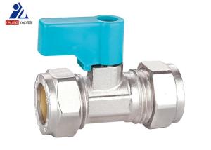 China Plastic Handle Pex Isolation Valve Hpb 57 Mini Brass Valve wholesale