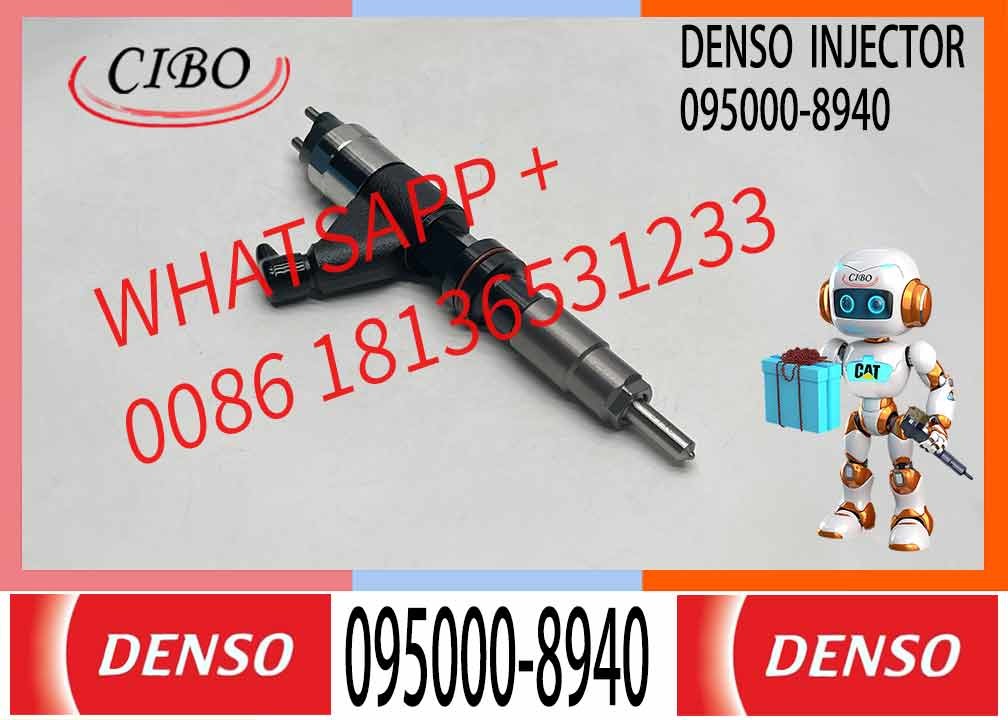 Factory Stock Genuine 095000-8940 Injector for Car Diesel Engine New Condition Common Rail RE530366 DZ100214 Model