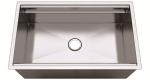 304 Stainless Steel Undermount Sink , Fast Drainage Luxury Kitchen Sinks