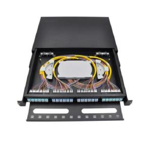China 96FO MPO MTP Patch Panels LC Duplex 1U Fiber Patch Panel 12 Slot wholesale