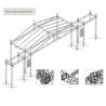Heavy Duty Aluminum Stage Roof Truss For Exhibition Display for sale